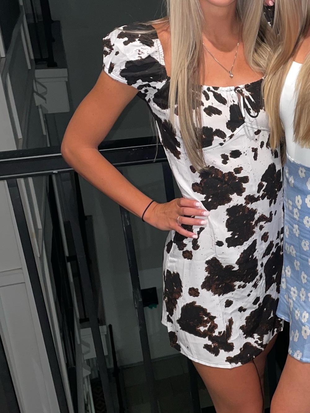 Cow Print Mini Dress
